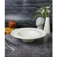 Тарелка глубокая / для пасты 26 см с полями, 500 мл Seasons white, Porland