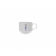 Чашка чайная 200 мл, кант зеленый, Vaso Piccolo DS19