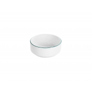 Салатник 11 см, кант зеленый, Vaso Piccolo DS20