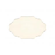 Блюдо овальное 24 см Tide Gold