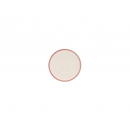 Блюдце для кофейной чашки 12 см для арт. 319809 PL Пиоли с кантом red