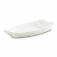 Блюдо лодка 70*25 см. h=10,3 см. "Белый"