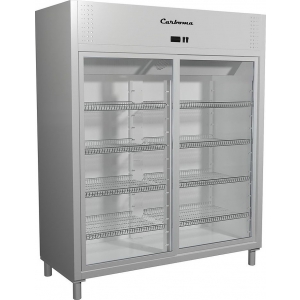 Шкаф холодильный Carboma R1400К INOX