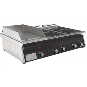 Плита индукционная комбинированная SMART INDUCTION K76-3PKB (с грилем)