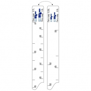 Барная линейка Пять Озер 250мл/500мл/700мл/1л P.L.