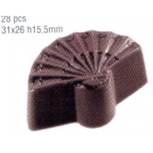 Форма для конфет "Веер" 31*26 см. h=15,5 мм. (28 шт.)