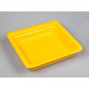 Гастроемкость 2/3*65 мм (35,5**32,5*6,5 см), желтая, фарфор, P.L. Proff Cuisine