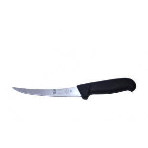 Нож обвалочный 130/260 мм, изогнутый (гибкое лезвие), пластик. ручка черный SAFE Icel