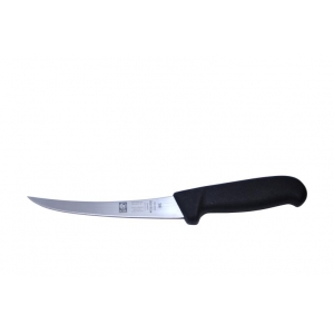 Нож обвалочный 160/280 мм, изогнутый (гибкое лезвие),черный SAFE Icel