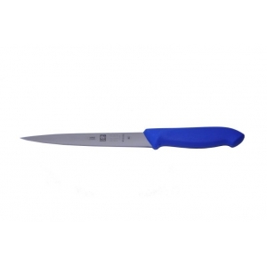 Нож рыбный филейный 180/300 мм. пластик. ручка синий HoReCa Icel