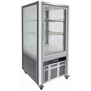 Витрина холодильная Koreco RT58L2R серебро от 0 до 12 °С