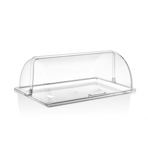 Крышка Roll-Top GN 1/1 53*32,5 см. h=18,5 см. поликарбонат, прозрачная (поднос 76838) /1/6/