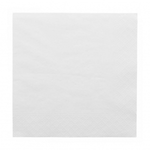 Салфетка бумажная двухслойная белая, 33*33 см, 100 шт, Garcia de Pou