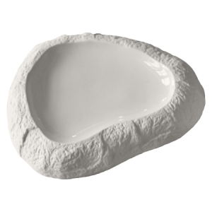 Блюдо асимметричное матовый борт 31х26 см, Rocks /3/