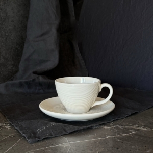 Чашка 100 мл, белая FLOW /24/