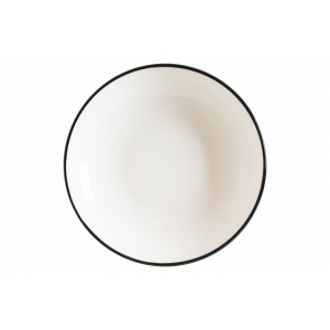 Тарелка d=250 мм. глубокая 1300 мл. h=50 мм. Линеа Черный, форма Банкет Bonna /1/6/1152/ Тарелка d=250 мм. глубокая 1300 мл. h=50 мм. Линеа Черный, форма Банкет Bonna /1/6/1152/