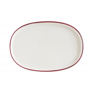 Блюдо овальное 340*230 мм. Линеа Бургундия, форма Хюгге Bonna /1/6/534/