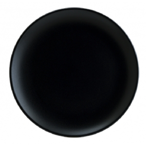 Тарелка плоская 210 мм, матовый черный Bonna Notte
