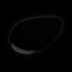 Тарелка овальная 360 мм черная «Corone»