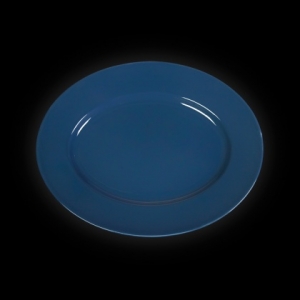 Блюдо овальное 202х160 мм синее «Corone»