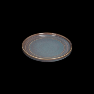 Тарелка с бортами d=180 мм. сине-коричневый "Corone Terra"
