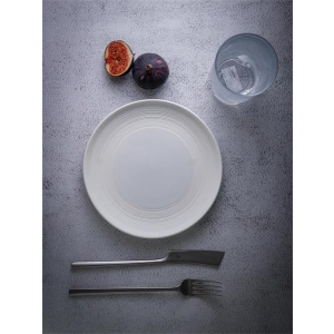 Тарелка мелкая d 19,5 см h 2,5 см, фарфор, Linea/6 Тарелка мелкая d 19,5 см h 2,5 см, фарфор, Linea/6