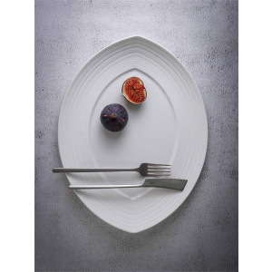 Блюдо овальное 36x28 см h 3,5 см, фарфор, Linea/4 Блюдо овальное 36x28 см h 3,5 см, фарфор, Linea/4