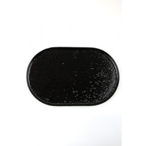 Тарелка овальная 32см Black Moss