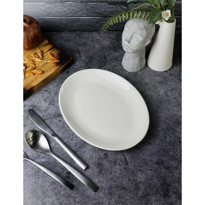 Тарелка овальная 24 см Seasons white, Porland