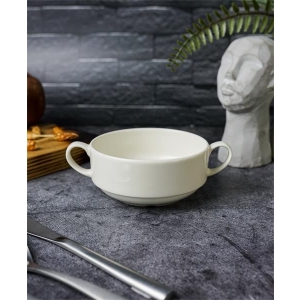 Чашка суповая с ручками d 11 см Seasons white, Porland