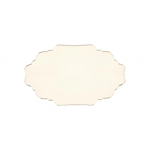 Блюдо овальное 24 см Tide Gold