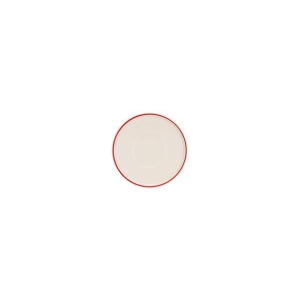 Блюдце для чайной чашки 15 см для арт. 329820 PL Пиоли с кантом red