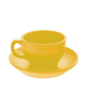 Чайная пара керам. 200мл ELGAVA Colour Желтый
