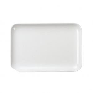 Блюдо 24,8*17,1*1,9 см прямоуг. с бортом White пластик меламин P.L. Proff Cuisine