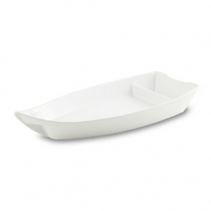 Блюдо лодка 70*25 см. h=10,3 см. "Белый"